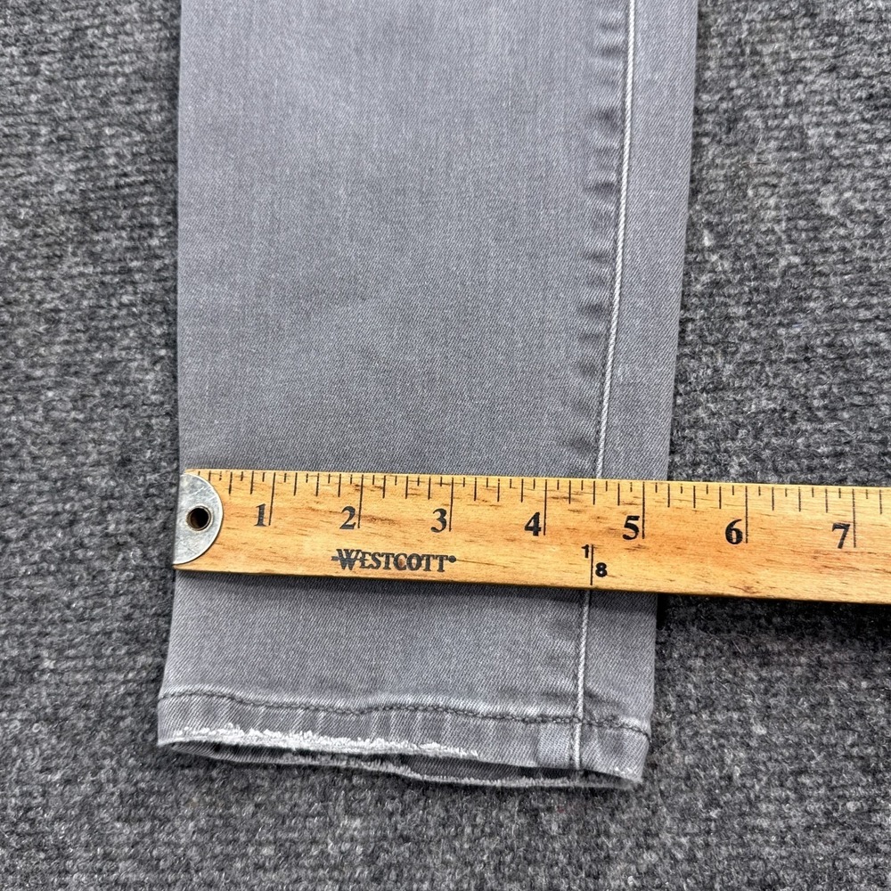Banana Republic Skinny Fit Jeans Womens Sizeโ 28 / 6 Gray Distressed Stretch - Picture 12 of 16